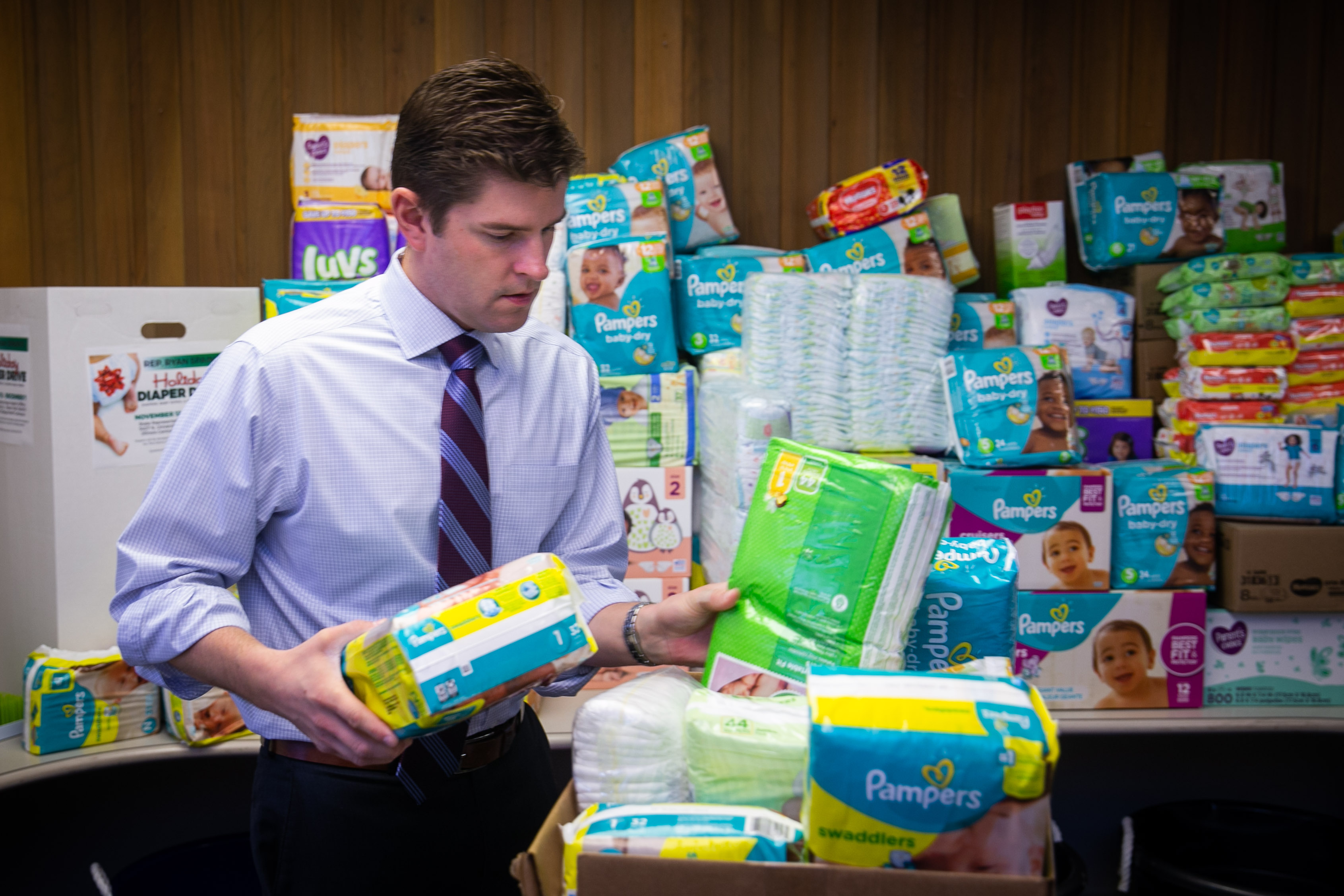 Diaper Pantries Serving the 73rd District Ryan Spain